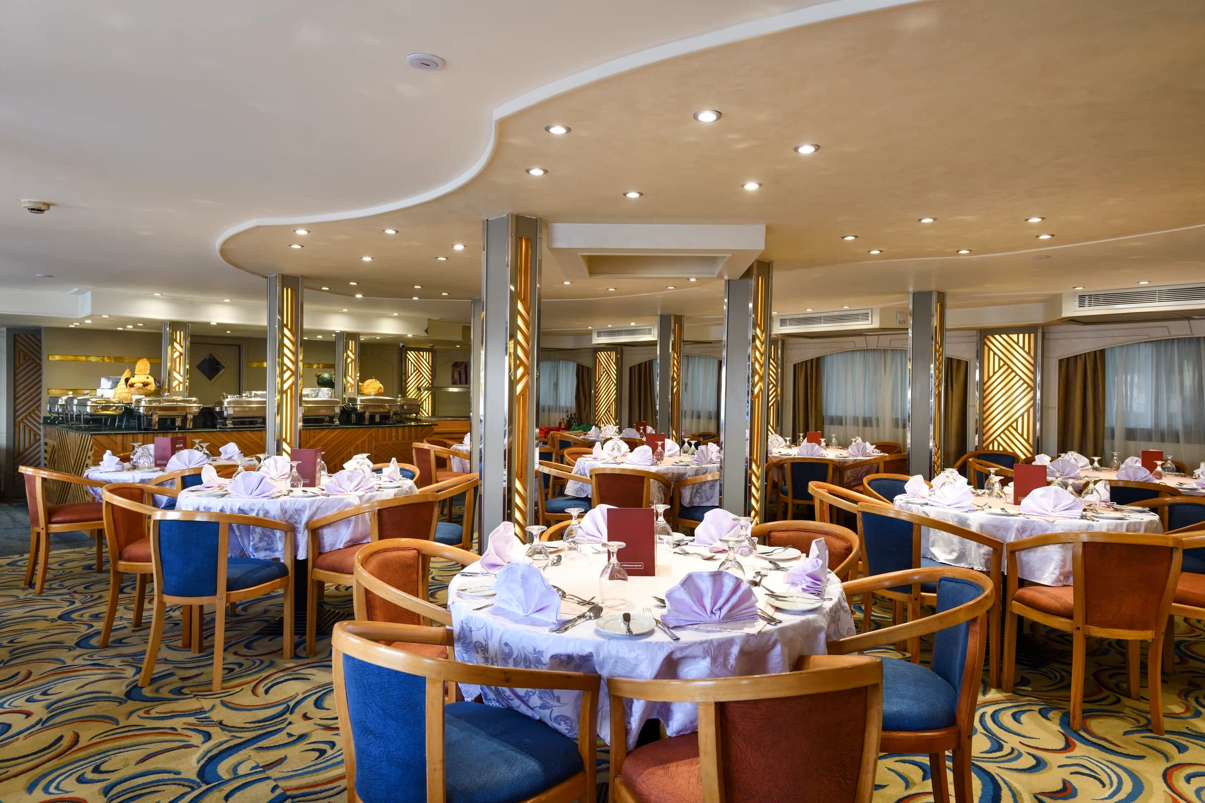 Restaurant on the M/S Nile Treasure