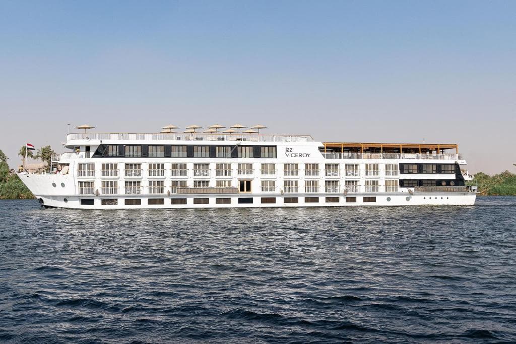 Jaz Viceroy Nile cruise ship sun deck and pool